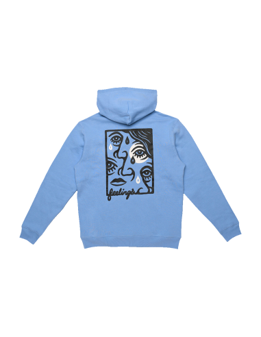 Pablo Hoodie Iris Blue livraison et retour toujours gratuits