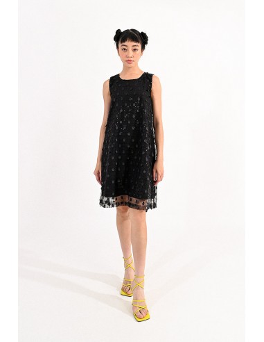 Sequin Tulle A-Line Dress sur le site 