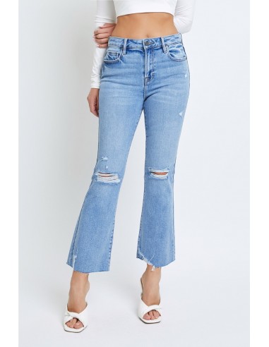 Happi Cropped Flare Denim paiement sécurisé