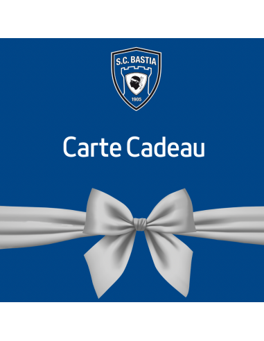 Carte cadeau SC Bastia Dans la société mordern