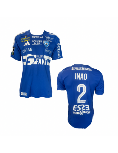 Maillot porté SCB - TROYES / INAO Christ le des métaux précieux