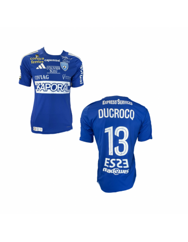 Maillot porté Pau - Bastia / DUCROCQ Tom en linge