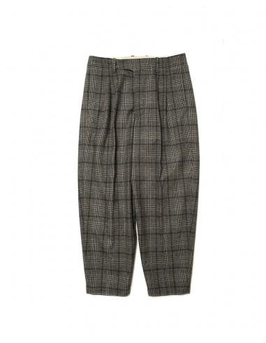 Grey Check Trousers soldes