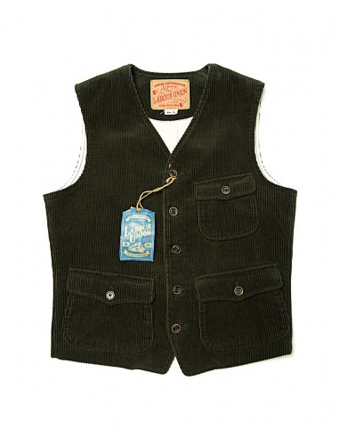 French Corduroy Workwear Waistcoat Jusqu'à 80% De Réduction