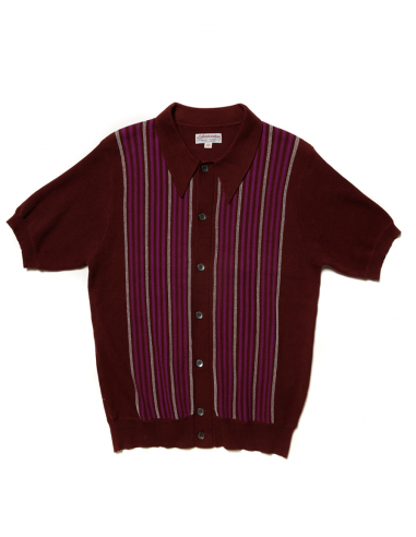 Purple Strip Knit Shirt l'évolution des habitudes 