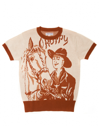 Cow Boy Summer Knit Shirt 2023