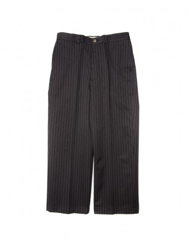 Twist Twill Striped Trouser Black hantent personnes