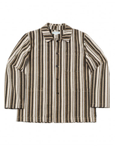 Multitrack Striped Chore Jacket pas cher chine