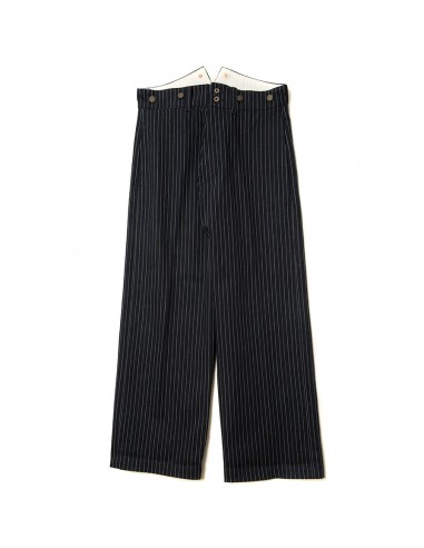 Pinstripe Denim Trouser ou a consommer sur place