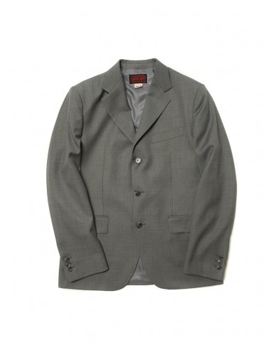 Grey Three Button Jacket du meilleur 