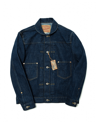 Shawl Collar Denim Jacket Venez découvrir notre 