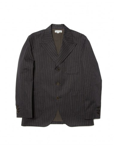 Twist Twill Peaked Lapel Suit Jacket Black online