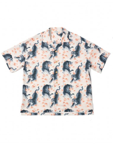 Tiger Printed Aloha Shirt Dans la société mordern