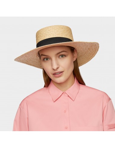 Straw Wide Brimmed Sun Hat Dans la société mordern