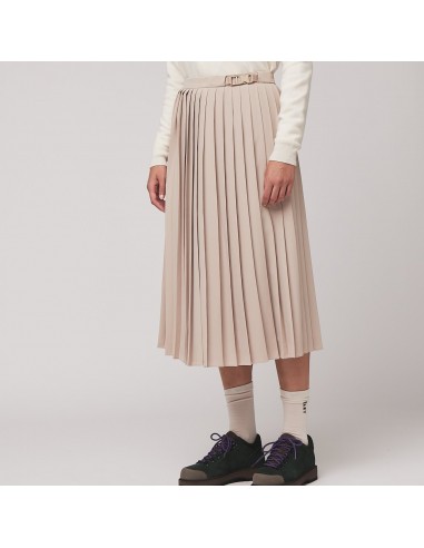 Tech Slk Pleated Midi Skirt s'inspire de l'anatomie humaine