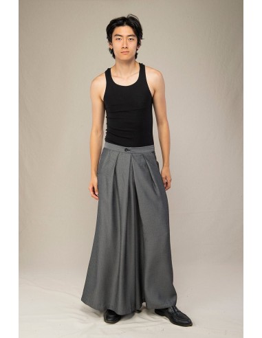 Pantalon hakama homme NESUMI gris france